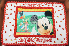 Medium Sheet Cake with Edible Printing